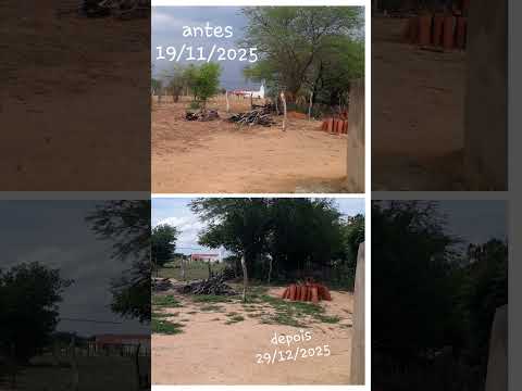 antes e depois na zona rural de Lagoa do Barro do Piauí