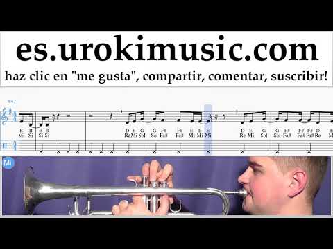 Tutorial de Trompeta Childish Gambino - Feels Like Summer Clases Notas um-i927