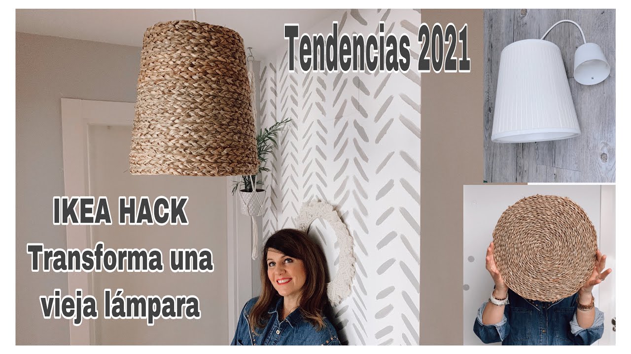 DIY IKEA HACK / Transforma una vieja lámpara en una lámpara de tendencia / IKEA