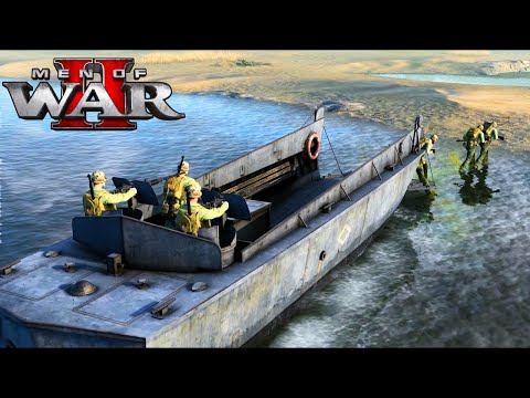 Men of War 2 - OPERATION OVERLORD Full Campaign Gameplay Walkthrough (No Commentary)