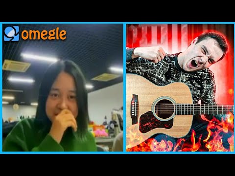 Guitarist BLOWS MINDS on OMEGLE with perfect PLAYING