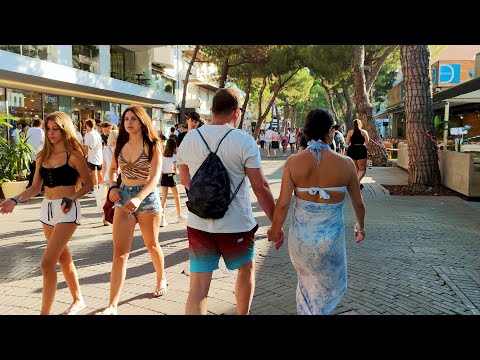 HOT RICCIONE. Italy - 4k Walking Tour around the City - Travel Guide. trends, moda #Italy