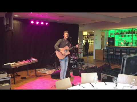 Soundcheck optreden Bram Boender