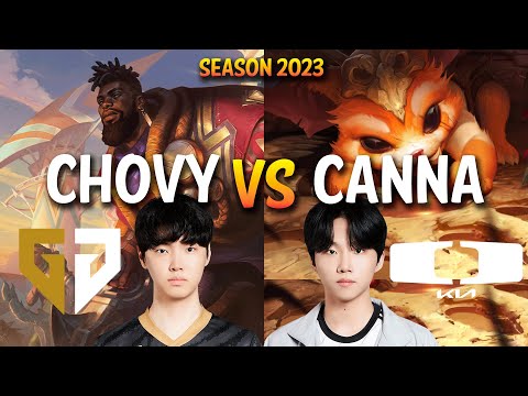 GEN Chovy vs DK Canna - Chovy K'SANTE vs Canna GNAR Top - Patch 13.16 KR Ranked