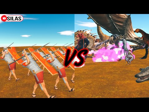 21 ROMANUS vs VS BOSSES AND MINI BOSSES - Animal Revolt Battle Simulator 📱