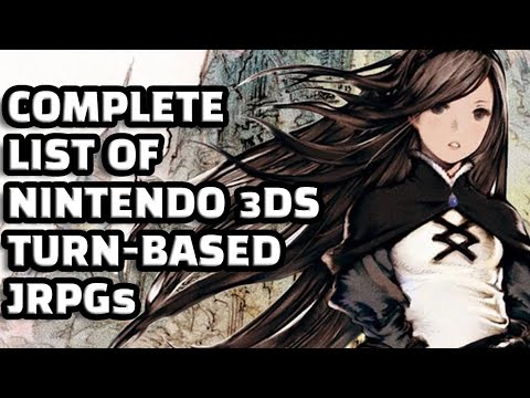 Complete List of Nintendo 3DS Turn-Based JRPGs (NO Digital Games)