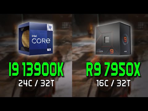 Core i9 13900k vs Ryzen 9 7950x / RTX 4090 24GB | Test in 9 Games 4K Ultra