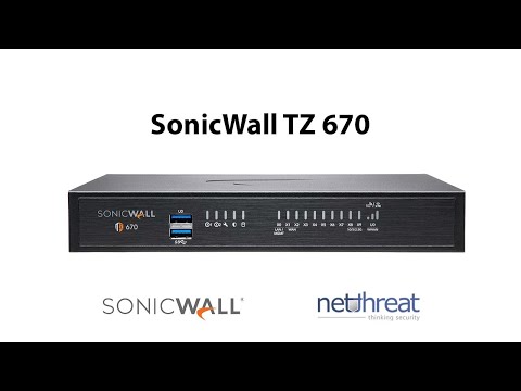 Sonicwall TZ 670 Network Security Firewall