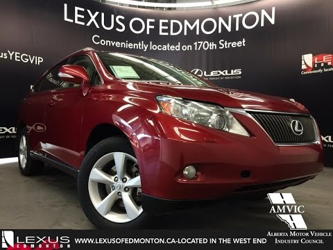 Used Red 2010 Lexus RX 350 AWD Premium Review | Wetaskiwin Alberta