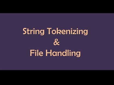 String Tokenizing And File Handling Java Program Explained Isc Class 11