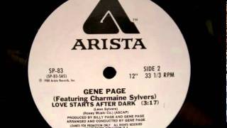 Gene Page Featuring Charmaine Sylvers_Love Starts After Dark_Special Disco Version_1980.wmv