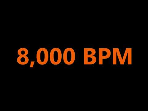 1 Trillion BPM (beats per minute) Experiment