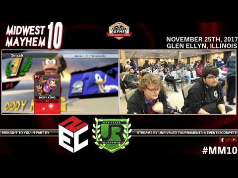 Midwest Mayhem 10 TOP 64: TSM l ZeRo (Diddy Kong) vs. StardusT (Sonic)