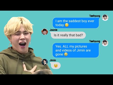 BTS Texts - Who deleted Tae's pictures of Jimin?
