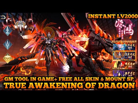 New 🔥  True Awakening Of Dragon MMORPG Server GM - Gm TooL In Game Free ALL + Auto LV 2000