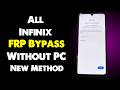 All Infinix Frp Bypass Reset Google Account Lock Android 10 All Infinix Frp Unlock New Trick 2021