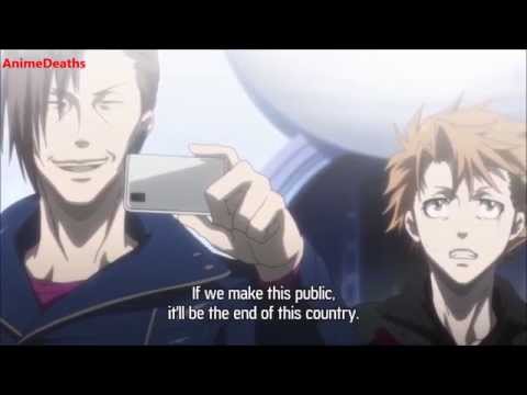 Anime Deaths - Psycho-Pass S1E16 (Choe Gu-sung, Shusei Kagari)