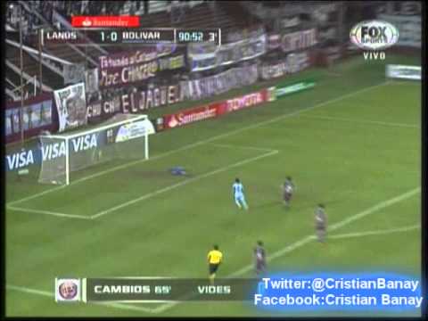 Lanus 1 Bolivar 1 (Relato Mariano Closs) Copa Libertadores 2014 Los golazos