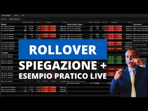 Come eseguire un Rollover sui Future (Spiegazione + Esempio pratico live)