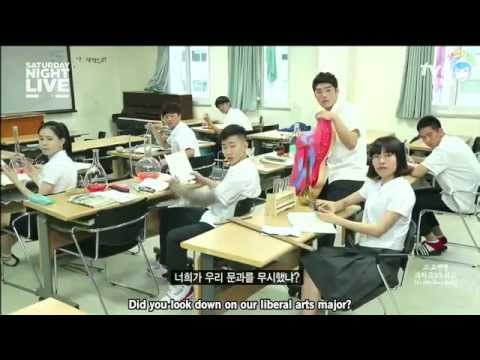 [ENG] 140614 SNL Korea S05E11 - Science High School vs Foreign High School (Jay Park Cut)