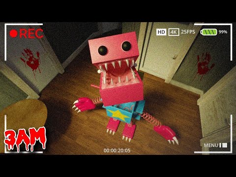 BOXY BOO Caught on Security Cameras at 3 AM!! (Project Playtime)