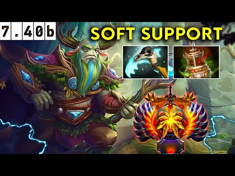 Nature Prophet Immortal Soft Support - Dota 2 Patch 7.40b Pro Pub Gameplay