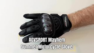 AGVSPORT Mayhem Street Riding Gloves - Premium Motorcycle Gloves