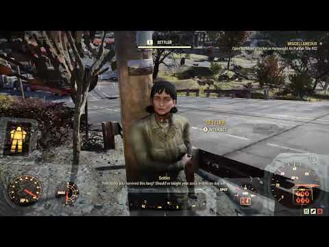 "Snobby Settler, no rep" - Fallout 76 Wastelanders Random Encounter
