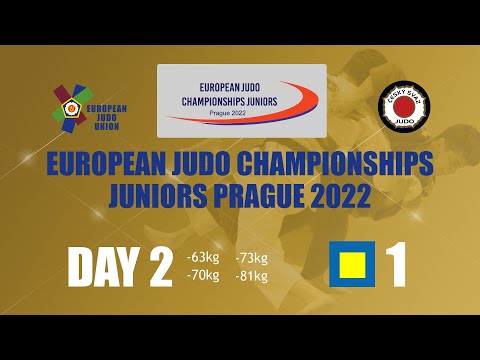 Day 2 - Tatami 1 - European Judo Championships Juniors Prague 2022