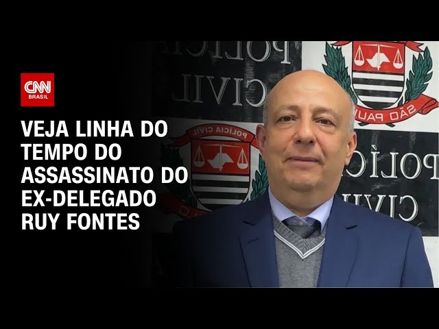Execução do delegado Ruy Fontes: Veja linha do tempo | CNN PRIME TIME