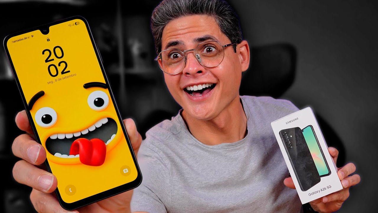 Miniatura da avaliação em vídeo de Smartphone Samsung Galaxy A26 5G 256GB 8GB RAM