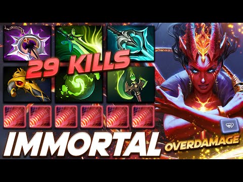 Queen Of Pain 29 Frags Epic Ownage - Dota 2 Pro Gameplay [Watch & Learn]