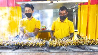 Omani STREET FOOD at NIGHT!! Endless Mishkak + Omani Burgers | Muscat, Oman