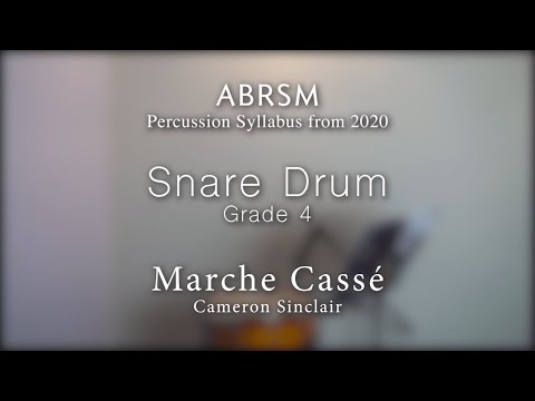 ABRSM G4 Snare Drum - Marche Cassé