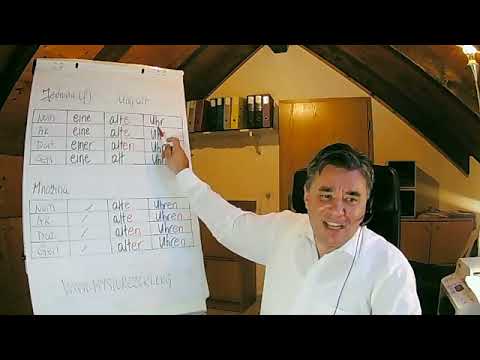 Nemački jezik - 66. lekcija: Deklinacija prideva s neodredjenim članovima