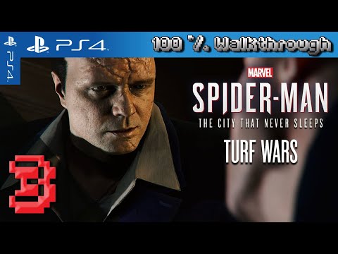 Marvels Spider-Man - Turf Wars - 100% Walkthrough - Part 3 (100% Guide, DLC)