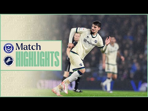Portsmouth 3-1 Millwall | Highlights
