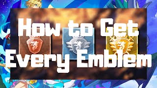 Dragalia Lost - How to Get Bronze, Silver, & Gold Emblems Correctly