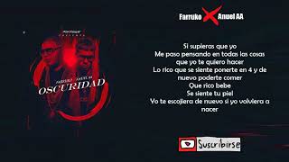 Oscuridad - (Letra) - Farruko X Anuel AA