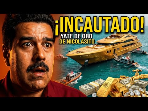 ¡DESCUBIERTO! El yate de oro de 'Nicolasito' confiscado: Lujos que Venezuela pagó 🛥️💰