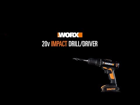 Worx WX371.1 Κρουστικό Δραπανοκατσάβιδο Μπαταρίας 20V 12