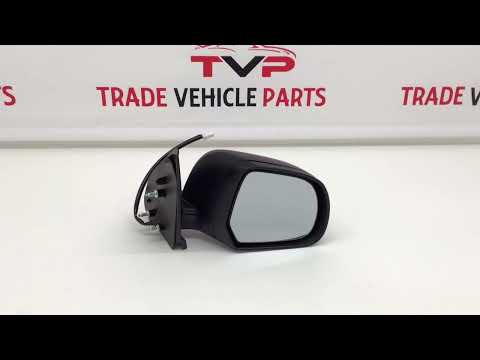Fits Nissan Micra 2013-2017 Door Wing Mirror Electric Heated Type With Primed Cover Driver Side video