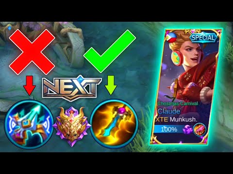 CLAUDE BEST BUILD 2020 - 95% WINRATE | Top 1 Global Claude Build | Claude Gameplay | MLBB