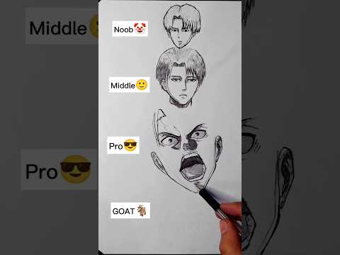How to draw Levi Ackerman || How to draw attack on titan characters