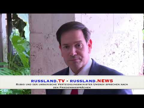 Rubio und der ukrainische Verteidigungsminister Umerov sprechen nach den Friedensgesprächen