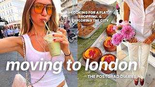 MOVING TO LONDON | Flat Hunting, Shopping & Exploring The City ₊˚⊹♡