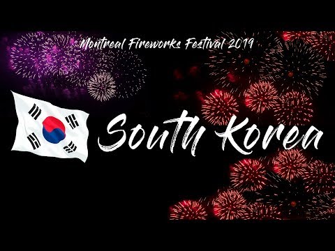 Montreal Fireworks, SOUTH KOREA, DREAMING IN MONTREAL, July 3 2019