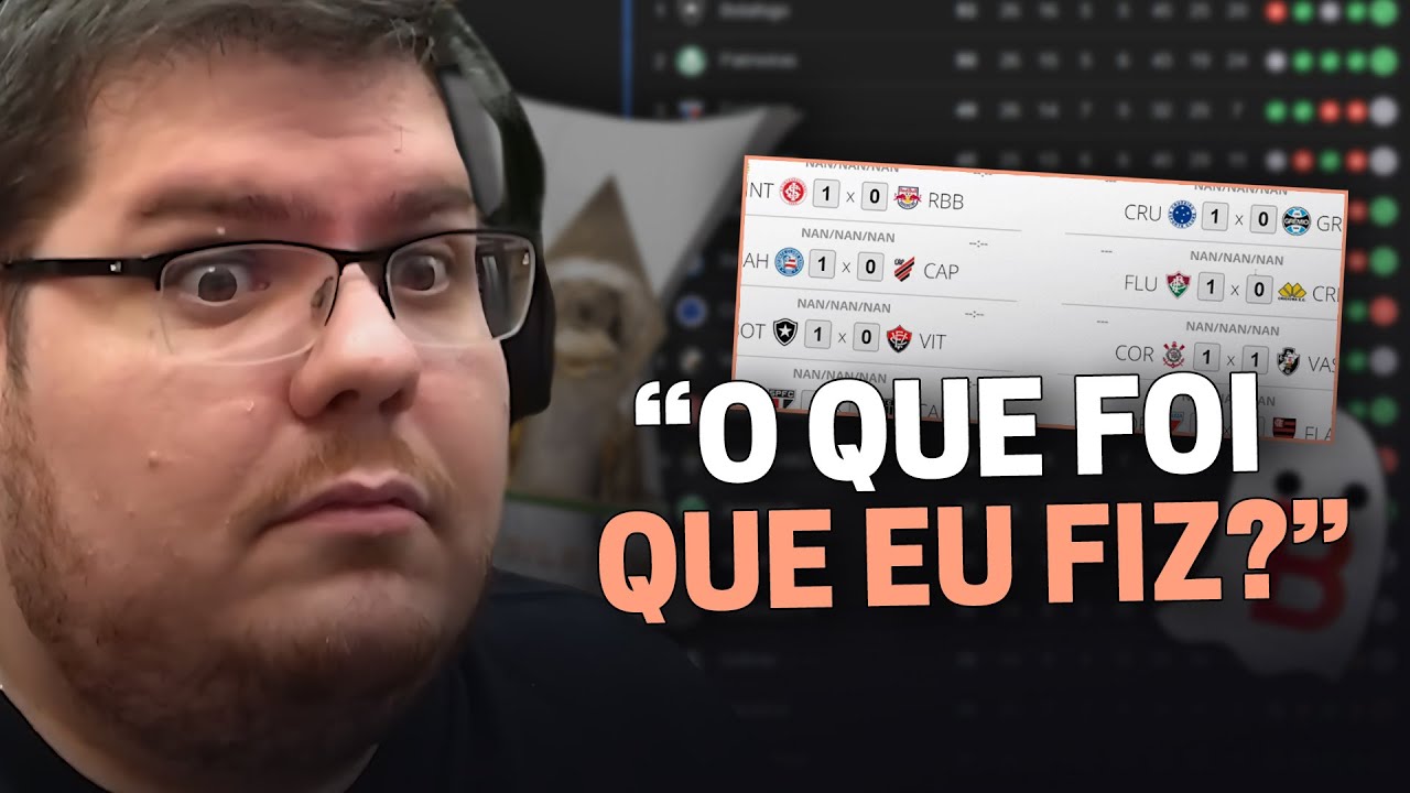 CASIMIRO FAZ SIMULAÇÃO DA TABELA DO BRASILEIRÃO SÉRIE A 2024 - TIER LIST | Cortes do Casimito