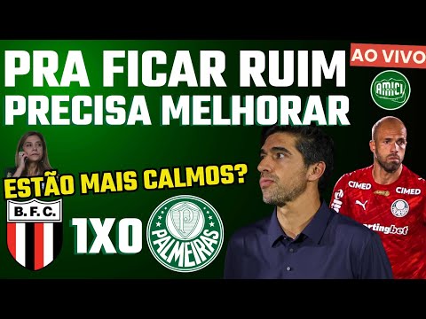 CATADO DO ABEL FERREIRA PERDE PARA O BOTAFOGO-SP | NAO TEVE PIADA DA PRESIDENTE | POBRE, PALMEIRAS!