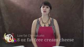 preview picture of video 'Healthy Thanksgiving: Low fat cheesecake - ADC'
